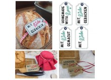 Stickserie ITH - Brot Liebe - Anhänger